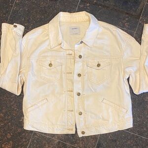 Old Navy Off-White Denim Jacket
